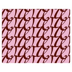 Letter Font Zapfino Appear Double Sided Flano Blanket (medium)  by Mariart