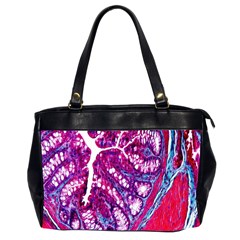 Histology Inc Histo Logistics Incorporated Masson s Trichrome Three Colour Staining Office Handbags (2 Sides)  by Mariart