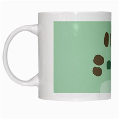 Lineless Background For Minty Wildlife Monster White Mugs by Mariart