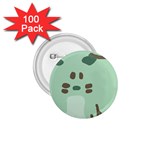 Lineless Background For Minty Wildlife Monster 1.75  Buttons (100 pack)  Front