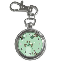 Lineless Background For Minty Wildlife Monster Key Chain Watches by Mariart