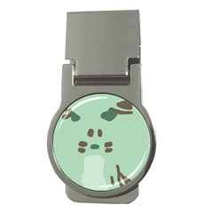 Lineless Background For Minty Wildlife Monster Money Clips (round)  by Mariart