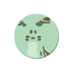 Lineless Background For Minty Wildlife Monster Magnet 3  (round) by Mariart