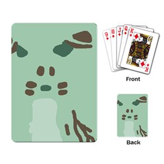 Lineless Background For Minty Wildlife Monster Playing Card by Mariart