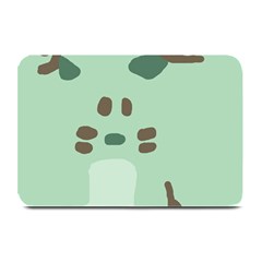 Lineless Background For Minty Wildlife Monster Plate Mats by Mariart