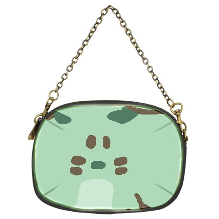 Lineless Background For Minty Wildlife Monster Chain Purses (One Side) 