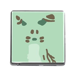 Lineless Background For Minty Wildlife Monster Memory Card Reader (square) by Mariart