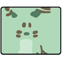 Lineless Background For Minty Wildlife Monster Fleece Blanket (medium)  by Mariart