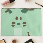 Lineless Background For Minty Wildlife Monster Cosmetic Bag (XXL)  Front