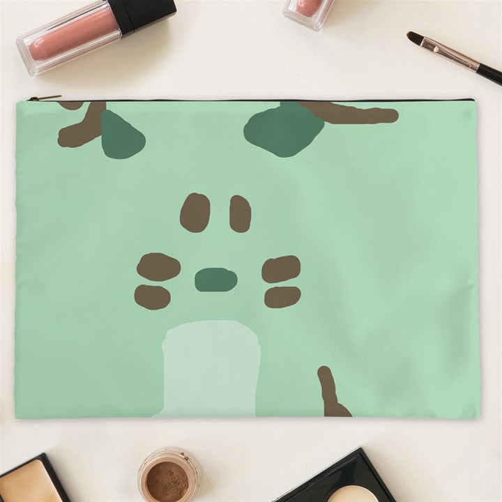 Lineless Background For Minty Wildlife Monster Cosmetic Bag (XXL) 