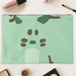 Lineless Background For Minty Wildlife Monster Cosmetic Bag (XXL)  Back