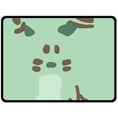 Lineless Background For Minty Wildlife Monster Double Sided Fleece Blanket (large)  by Mariart