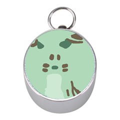 Lineless Background For Minty Wildlife Monster Mini Silver Compasses by Mariart