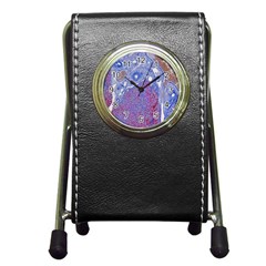 Histology Inc Histo Logistics Incorporated Human Liver Rhodanine Stain Copper Pen Holder Desk Clocks by Mariart