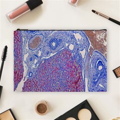 Histology Inc Histo Logistics Incorporated Human Liver Rhodanine Stain Copper Cosmetic Bag (large)  by Mariart