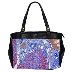 Histology Inc Histo Logistics Incorporated Human Liver Rhodanine Stain Copper Office Handbags (2 Sides)  by Mariart