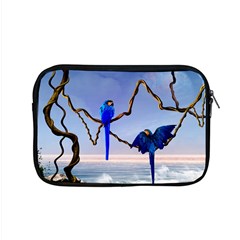 Wonderful Blue  Parrot Looking To The Ocean Apple Macbook Pro 15  Zipper Case by FantasyWorld7