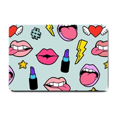 Lipstick Lips Heart Valentine Star Lightning Beauty Sexy Small Doormat 