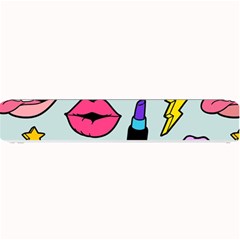 Lipstick Lips Heart Valentine Star Lightning Beauty Sexy Small Bar Mats by Mariart