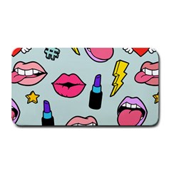 Lipstick Lips Heart Valentine Star Lightning Beauty Sexy Medium Bar Mats by Mariart