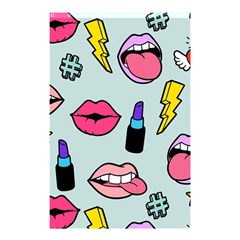 Lipstick Lips Heart Valentine Star Lightning Beauty Sexy Shower Curtain 48  X 72  (small)  by Mariart