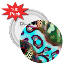 Multiscale Turing Pattern Recursive Coupled Stone Rainbow 2 25  Buttons (100 Pack)  by Mariart