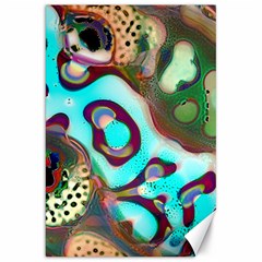 Multiscale Turing Pattern Recursive Coupled Stone Rainbow Canvas 20  X 30   by Mariart