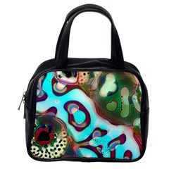 Multiscale Turing Pattern Recursive Coupled Stone Rainbow Classic Handbags (one Side) by Mariart