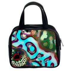 Multiscale Turing Pattern Recursive Coupled Stone Rainbow Classic Handbags (2 Sides) by Mariart