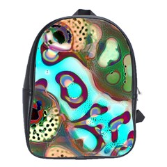 Multiscale Turing Pattern Recursive Coupled Stone Rainbow School Bag (large)