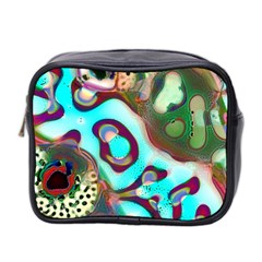 Multiscale Turing Pattern Recursive Coupled Stone Rainbow Mini Toiletries Bag 2-side by Mariart