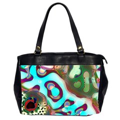 Multiscale Turing Pattern Recursive Coupled Stone Rainbow Office Handbags (2 Sides) 