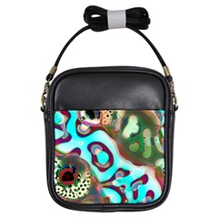 Multiscale Turing Pattern Recursive Coupled Stone Rainbow Girls Sling Bags by Mariart