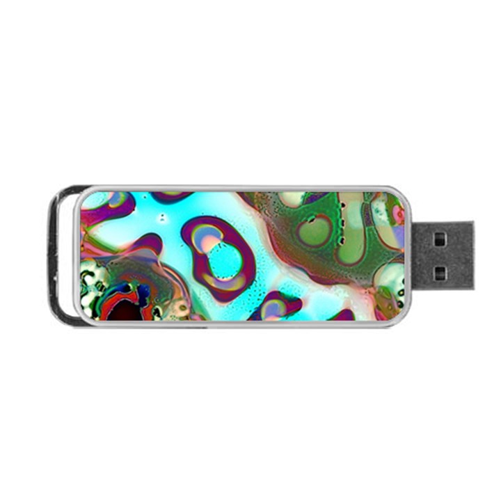 Multiscale Turing Pattern Recursive Coupled Stone Rainbow Portable USB Flash (One Side)