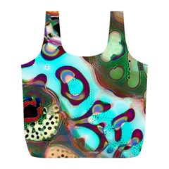 Multiscale Turing Pattern Recursive Coupled Stone Rainbow Full Print Recycle Bags (l)  by Mariart