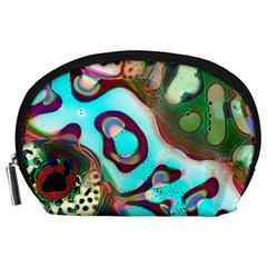 Multiscale Turing Pattern Recursive Coupled Stone Rainbow Accessory Pouches (large)  by Mariart