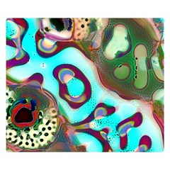 Multiscale Turing Pattern Recursive Coupled Stone Rainbow Double Sided Flano Blanket (small)  by Mariart