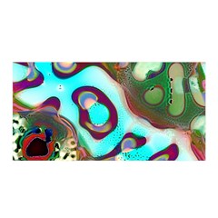 Multiscale Turing Pattern Recursive Coupled Stone Rainbow Satin Wrap by Mariart