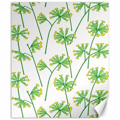 Marimekko Fabric Flower Floral Leaf Canvas 8  X 10 