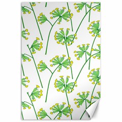 Marimekko Fabric Flower Floral Leaf Canvas 24  X 36  by Mariart