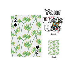 Marimekko Fabric Flower Floral Leaf Playing Cards 54 (mini)  by Mariart