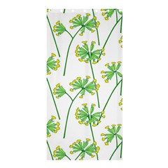 Marimekko Fabric Flower Floral Leaf Shower Curtain 36  X 72  (stall)  by Mariart