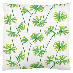 Marimekko Fabric Flower Floral Leaf Large Cushion Case (two Sides) by Mariart