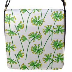 Marimekko Fabric Flower Floral Leaf Flap Messenger Bag (s) by Mariart