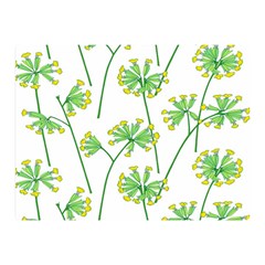 Marimekko Fabric Flower Floral Leaf Double Sided Flano Blanket (mini)  by Mariart