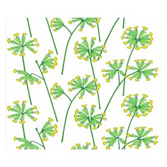 Marimekko Fabric Flower Floral Leaf Double Sided Flano Blanket (small)  by Mariart