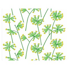 Marimekko Fabric Flower Floral Leaf Double Sided Flano Blanket (medium)  by Mariart