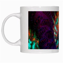 Live Green Brain Goniastrea Underwater Corals Consist Small White Mugs