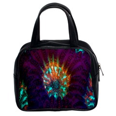 Live Green Brain Goniastrea Underwater Corals Consist Small Classic Handbags (2 Sides) by Mariart