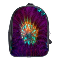 Live Green Brain Goniastrea Underwater Corals Consist Small School Bag (large) by Mariart